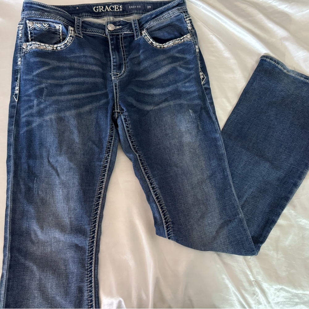 Grace bootcut jeans size 29 length 34. Have been worn 3 times.